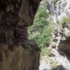 太魯閣燕口洞の断崖絶壁